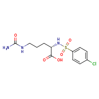 （2S）-5-（氨甲酰氨基）-2-（4-氯苯磺酰胺）戊酸