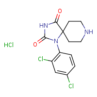 1-(2,4-dichlorophenyl)-1,3,8-triazaspiro[4.5]decane-2,4-dione hydrochloride