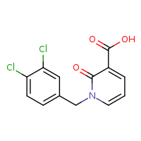 1-[(3,4-dichlorophenyl)methyl]-2-oxopyridine-3-carboxylic acid