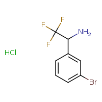 1-(3-bromophenyl)-2,2,2-trifluoroethanamine hydrochloride