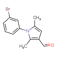 1-(3-bromophenyl)-2,5-dimethylpyrrole-3-carbaldehyde