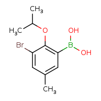 3-bromo-2-isopropoxy-5-methylphenylboronic acid