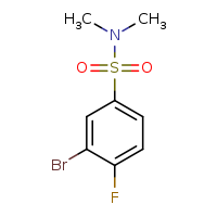 3-bromo-4-fluoro-N,N-dimethylbenzenesulfonamide