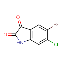 5-bromo-6-chloro-1H-indole-2,3-dione