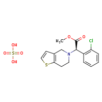 methyl (2R)-2-(2-chlorophenyl)-2-{4H,6H,7H-thieno[3,2-c]pyridin-5-yl}acetate; sulfuric acid