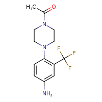 1-{4-[4-amino-2-(trifluoromethyl)phenyl]piperazin-1-yl}ethanone