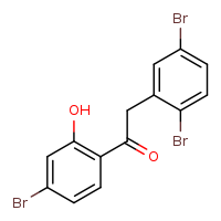 1-(4-bromo-2-hydroxyphenyl)-2-(2,5-dibromophenyl)ethanone