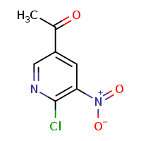 1-(6-chloro-5-nitropyridin-3-yl)ethanone