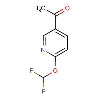 1-[6-(difluoromethoxy)pyridin-3-yl]ethanone