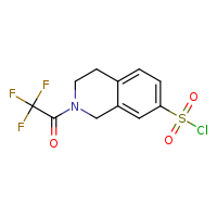 2-(2,2,2-trifluoroacetyl)-3,4-dihydro-1H-isoquinoline-7-sulfonyl chloride