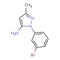 2-(3-bromophenyl)-5-methylpyrazol-3-amine