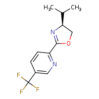 2-[(4S)-4-isopropyl-4,5-dihydro-1,3-oxazol-2-yl]-5-(trifluoromethyl)pyridine