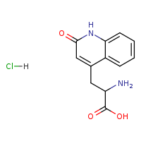 2-amino-3-(2-oxo-1H-quinolin-4-yl)propanoic acid hydrochloride
