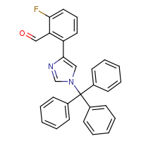 2-fluoro-6-[1-(triphenylmethyl)imidazol-4-yl]benzaldehyde