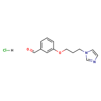 3-[3-(imidazol-1-yl)propoxy]benzaldehyde hydrochloride