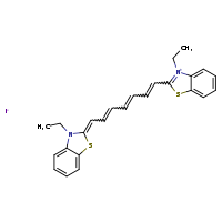 3-ethyl-2-[7-(3-ethyl-1,3-benzothiazol-2-ylidene)hepta-1,3,5-trien-1-yl]-1,3-benzothiazol-3-ium iodide