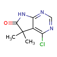 4-chloro-5,5-dimethyl-7H-pyrrolo[2,3-d]pyrimidin-6-one