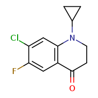 7-chloro-1-cyclopropyl-6-fluoro-2,3-dihydroquinolin-4-one