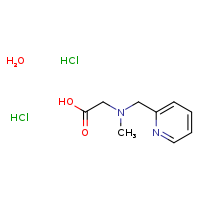 [methyl(pyridin-2-ylmethyl)amino]acetic acid hydrate dihydrochloride