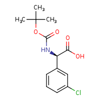 (R)-[(tert-butoxycarbonyl)amino](3-chlorophenyl)acetic acid
