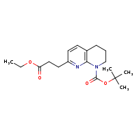 tert-butyl 7-(3-ethoxy-3-oxopropyl)-3,4-dihydro-2H-1,8-naphthyridine-1-carboxylate