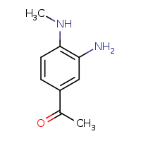 1-[3-amino-4-(methylamino)phenyl]ethanone