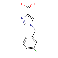 1-[(3-chlorophenyl)methyl]imidazole-4-carboxylic acid