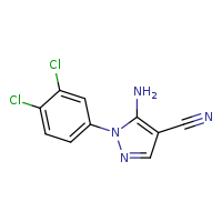 5-amino-1-(3,4-dichlorophenyl)pyrazole-4-carbonitrile