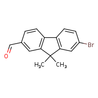 7-bromo-9,9-dimethylfluorene-2-carbaldehyde
