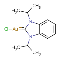 chloro(1,3-diisopropyl-1,3-benzodiazol-2-ylidene)gold