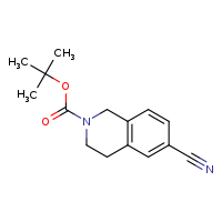 tert-butyl 6-cyano-3,4-dihydro-1H-isoquinoline-2-carboxylate